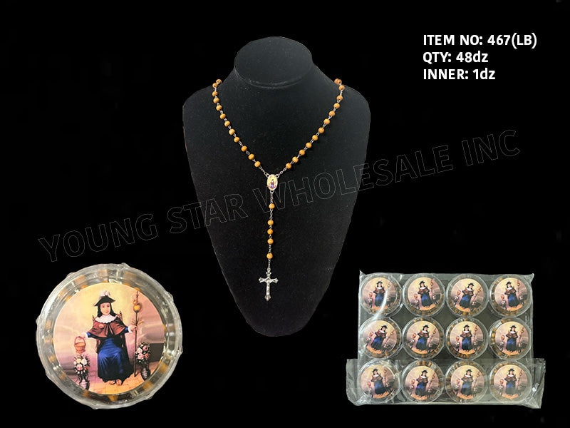 Atocha Rosary Light Brown (Qty: 48dz)