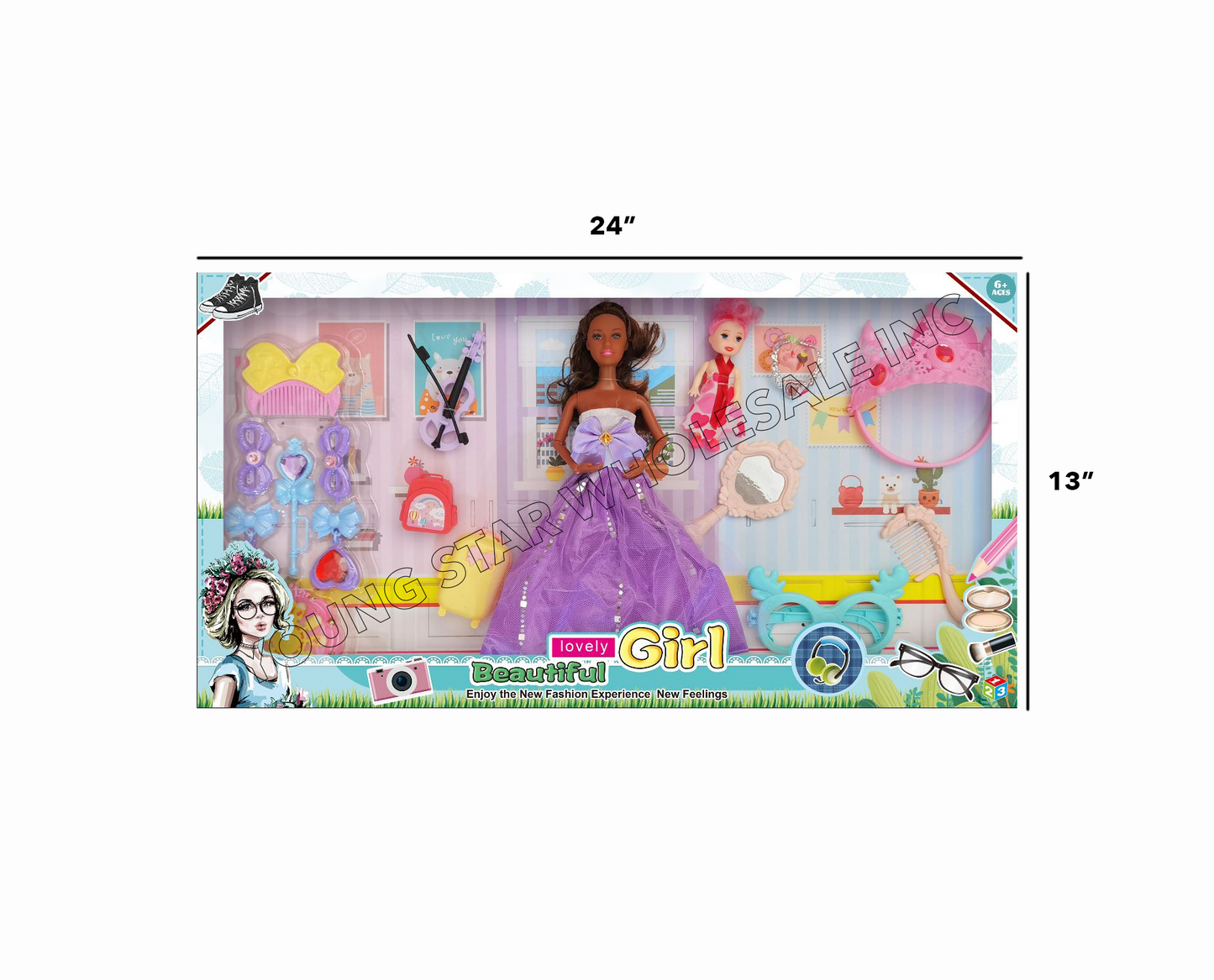Beautiful Lovely Girl 15 (Qty: 48pcs)