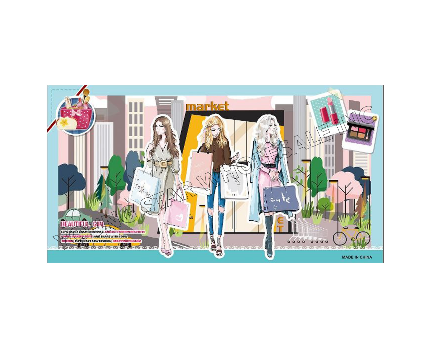 Beautiful Lovely Girl 8 (Qty: 48pcs)