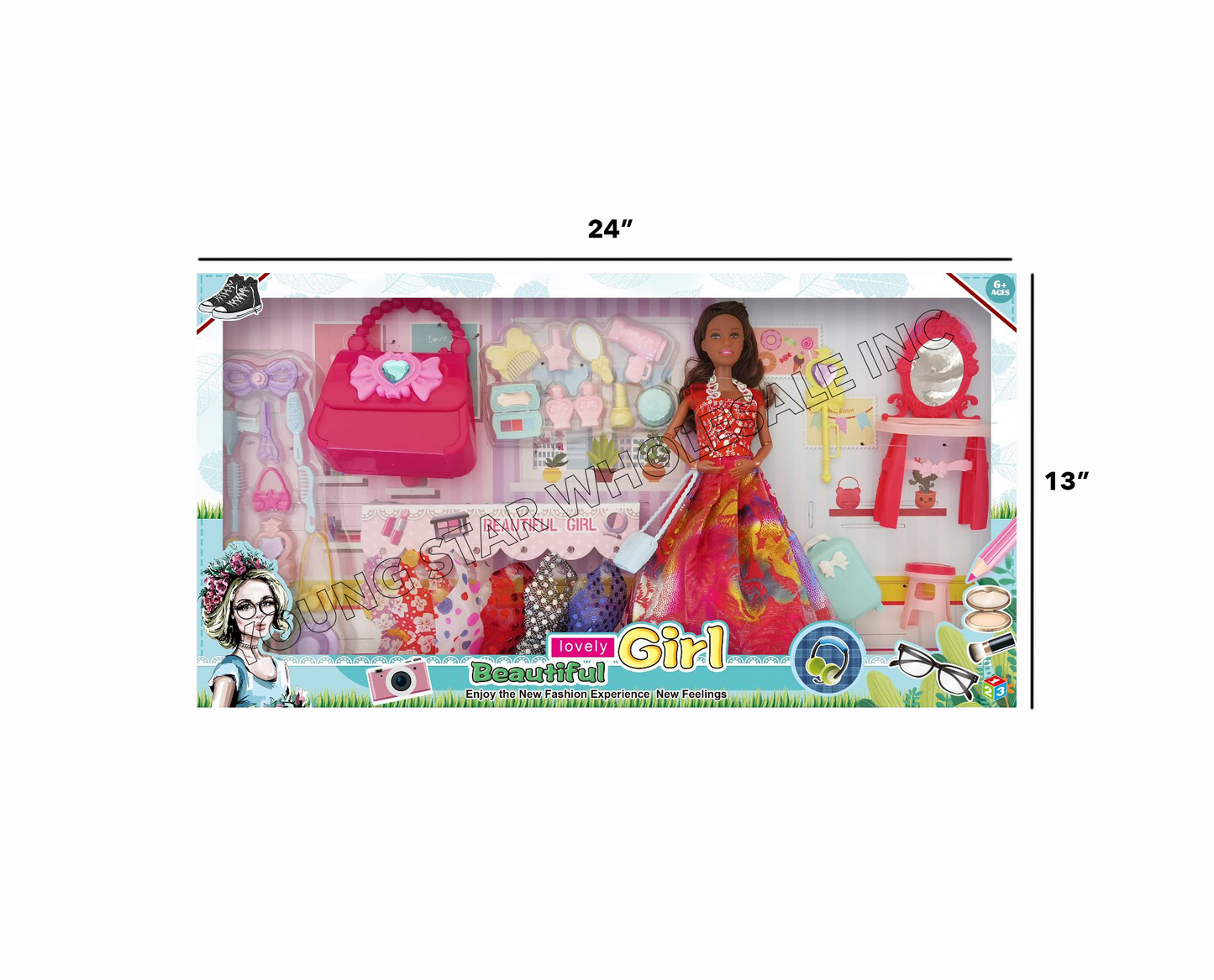 Beautiful Lovely Girl 14 (Qty: 48pcs)