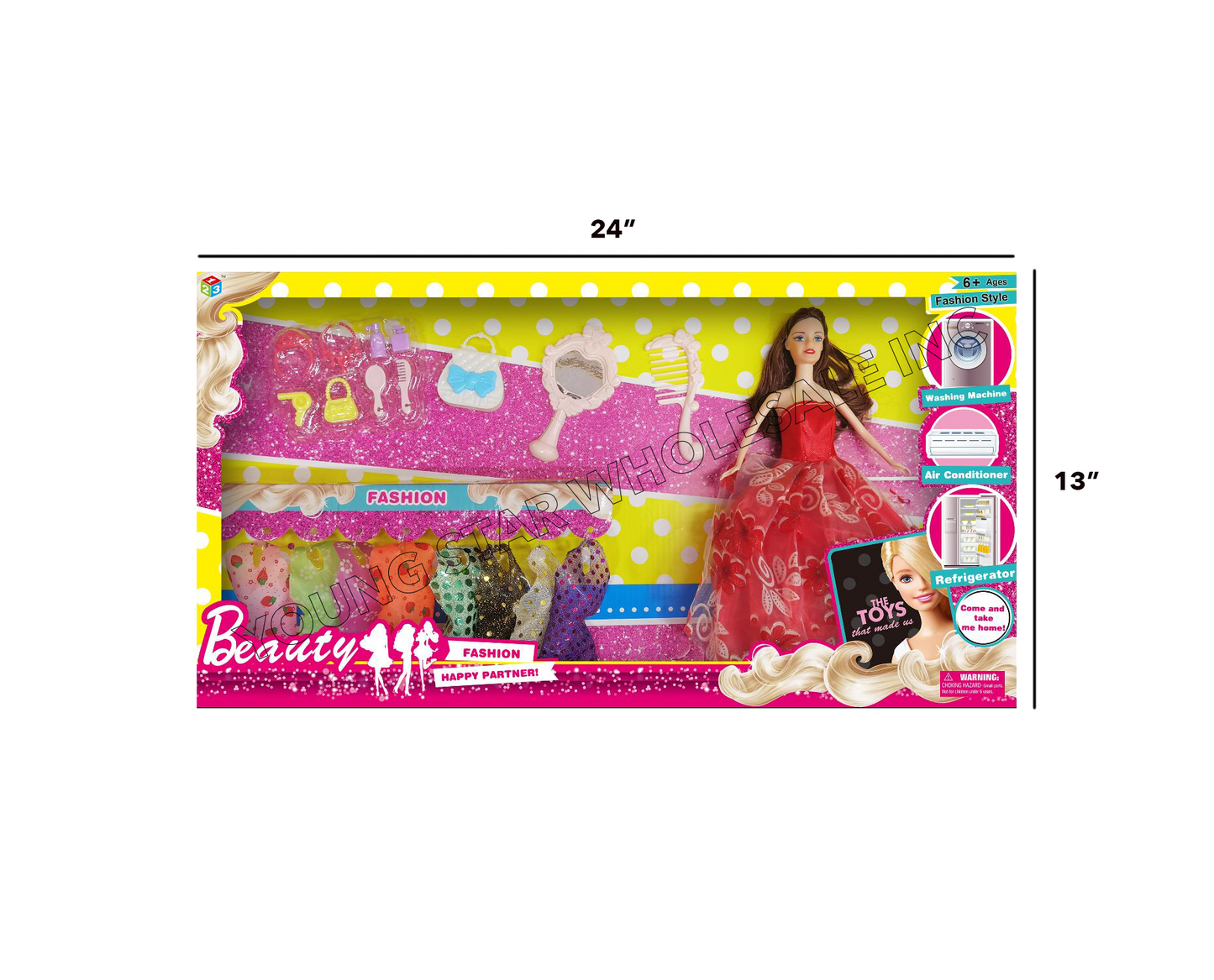 Beauty Fashion Dolls 10 (Qty: 48pcs)