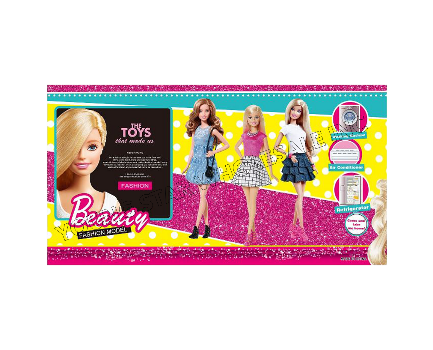 Beauty Fashion Dolls 16 (Qty: 48pcs)