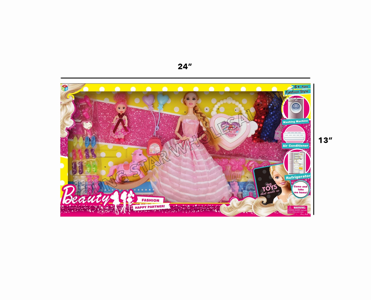 Beauty Fashion Dolls 19 (Qty: 48pcs)