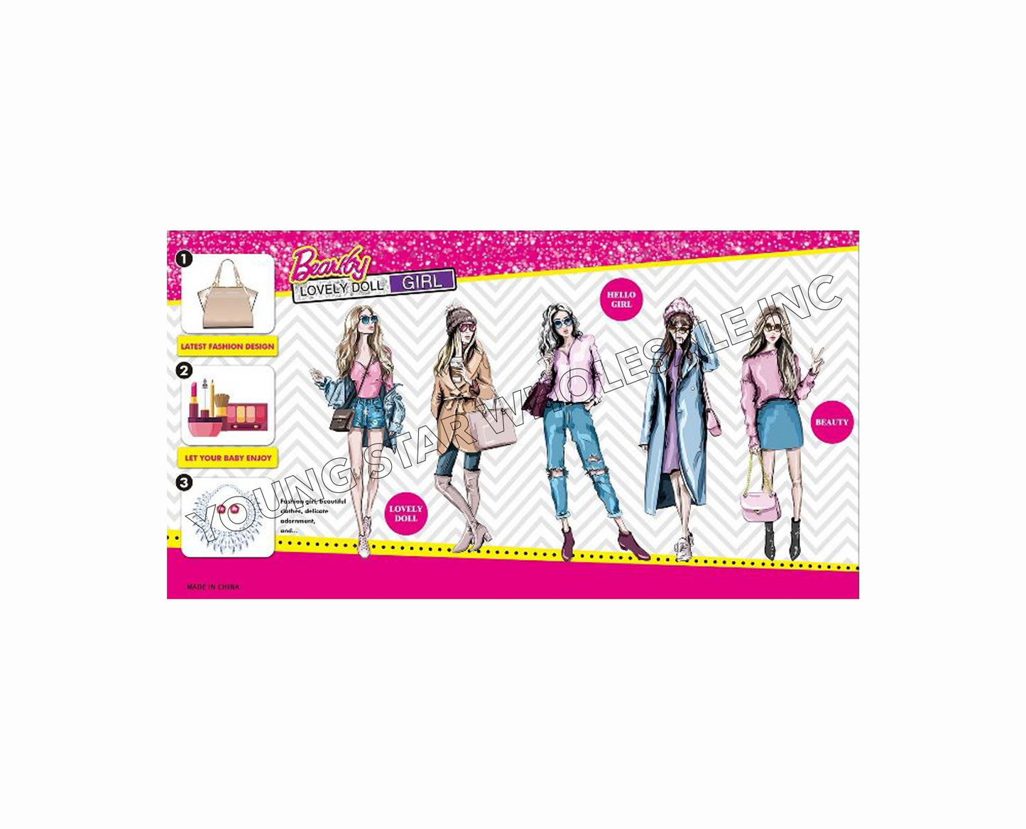 Beauty Lovely Doll Girl 11 (Qty: 48pcs)