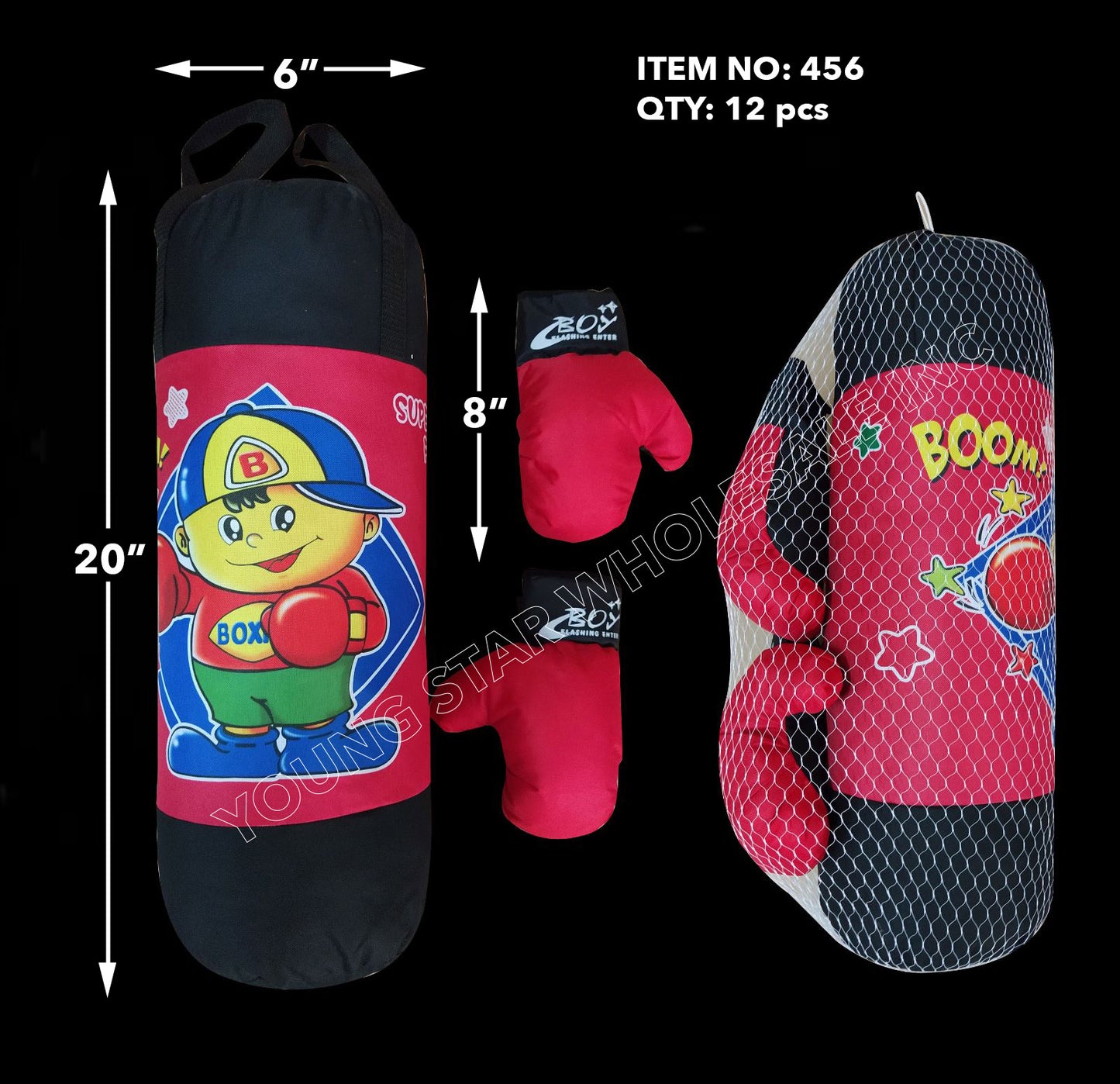 Punching Bag Boys 2 Medium - 20" (Qty: 12 pcs)