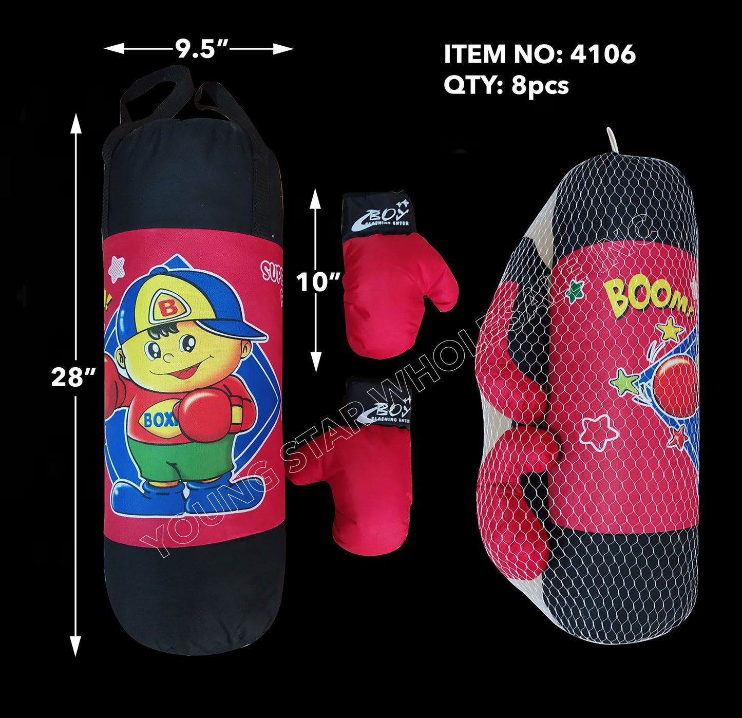 Punching Bag Boys 2 X-Large - 28" (Qty: 8pcs)