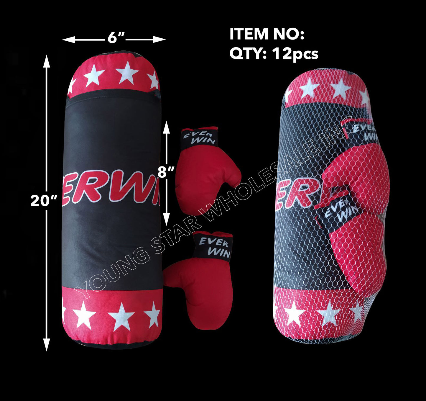 Punching Bag Everwin Medium - 20" (Qty: 12pcs)