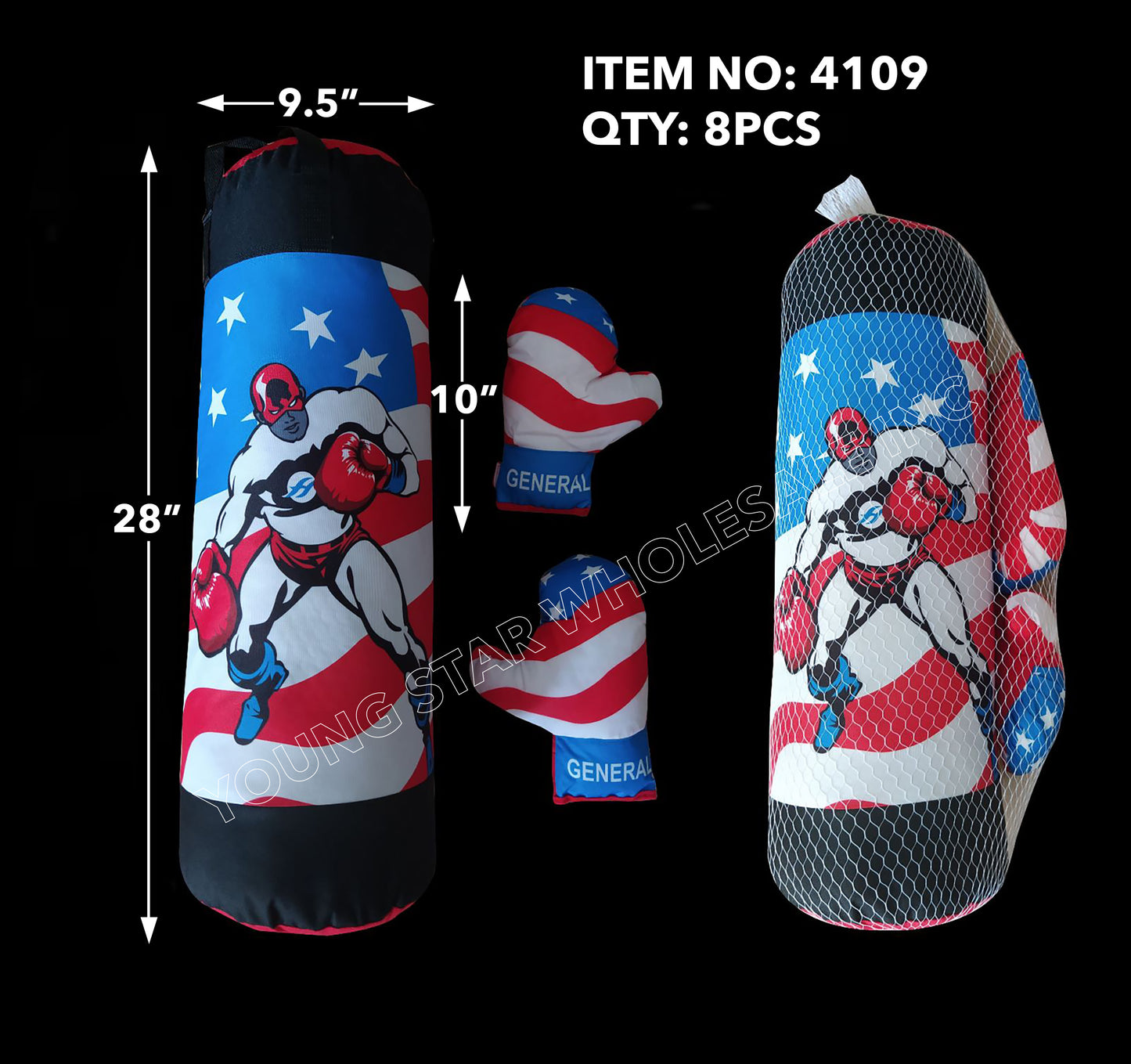 Punching Bag General X-Large - 28" (Qty: 8pcs)