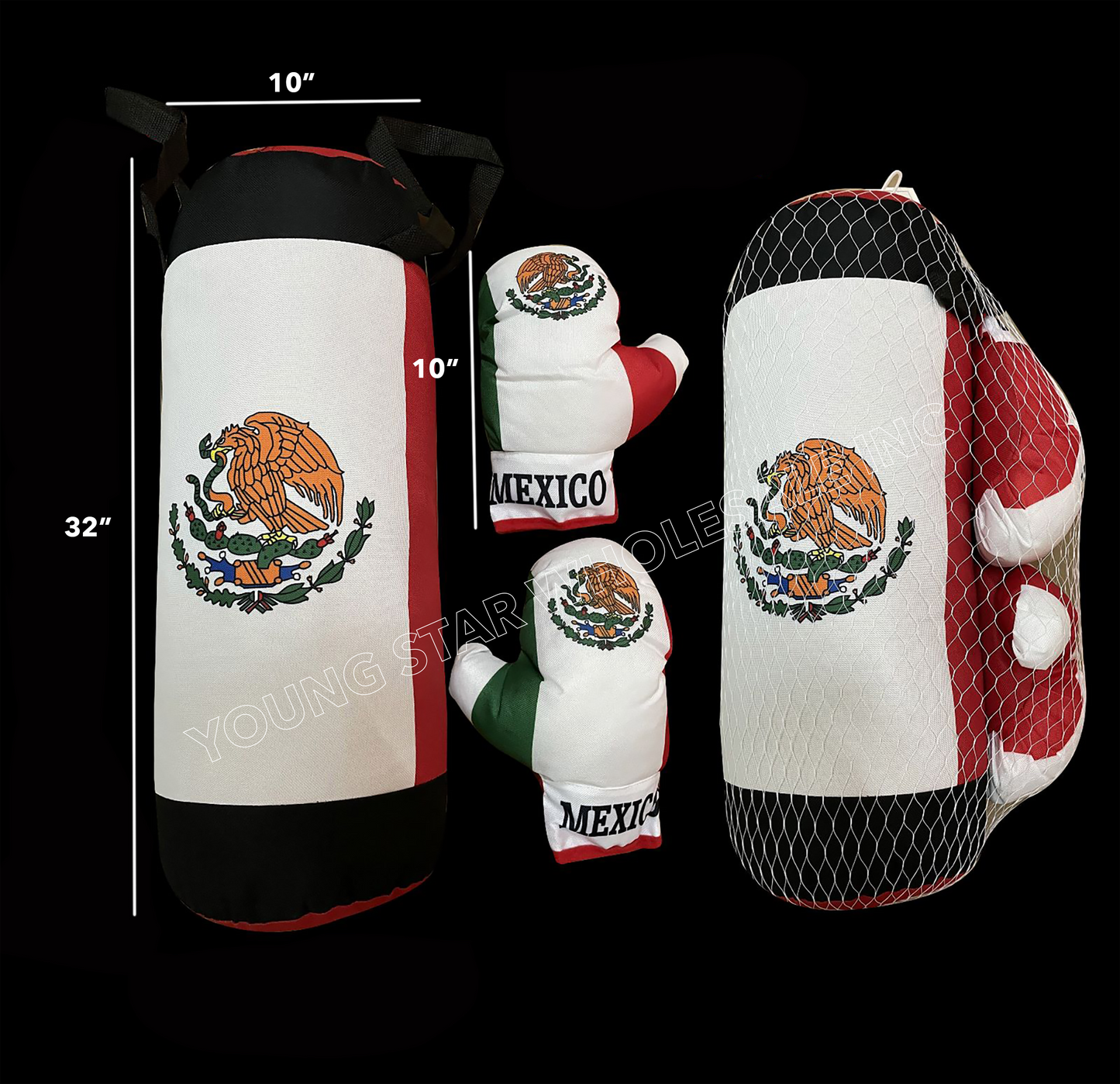 Punching Bag Mexico Flag