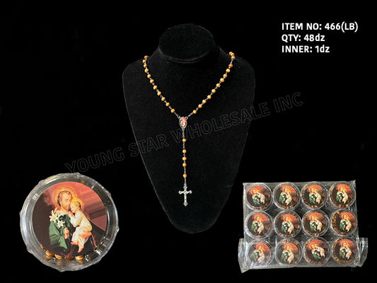 San Jose Rosary Light Brown (Qty: 48dz)