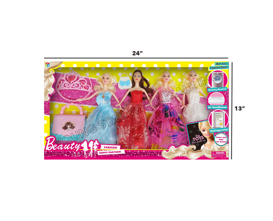 Beauty Fashion Dolls 9 (Qty: 48pcs)