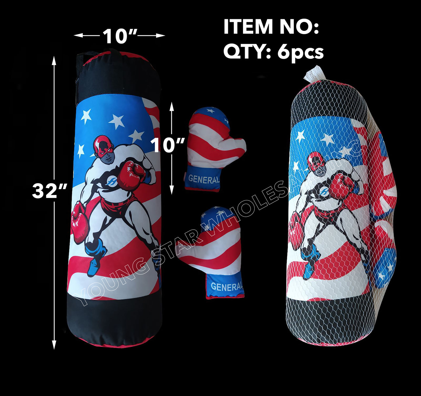 Punching Bag General XX - Large - 32" (Qty: 6pcs)