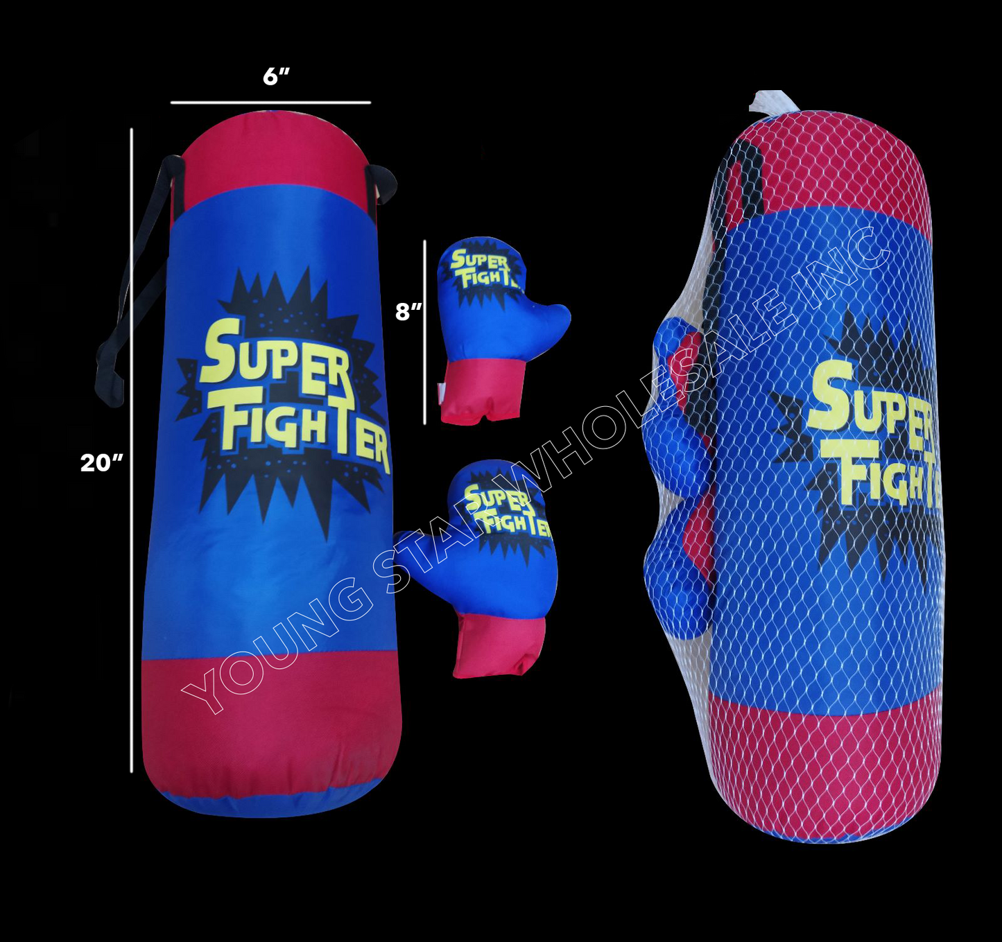 Punching Bag Super Fighter Medium - 20" (Qty: 12pcs)